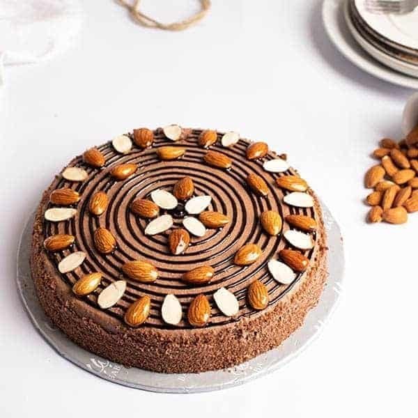 Almond Roasted Chocolate Cake - Baba Bakers Cakes Almond Roasted Chocolate Cake - Baba Bakers Cakes | Lahore Gifts Online