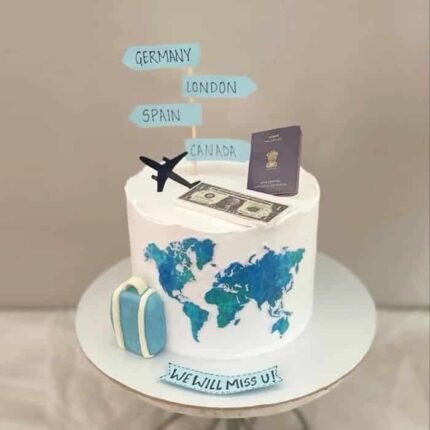 Travel Theme Cake by O’Clock in Lahore
