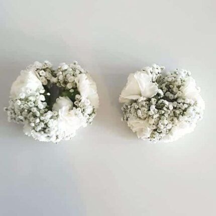 Gajra Pair in Imported Flowers gift for Congratulations