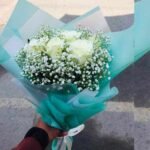 Perfume Set with Beautiful Bouquet - Anniversary Gifts | Lahore Gifts Online