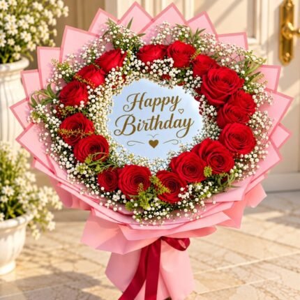 Mirror Rose Bouqet - Anniversary Gifts | Lahore Gifts Online
